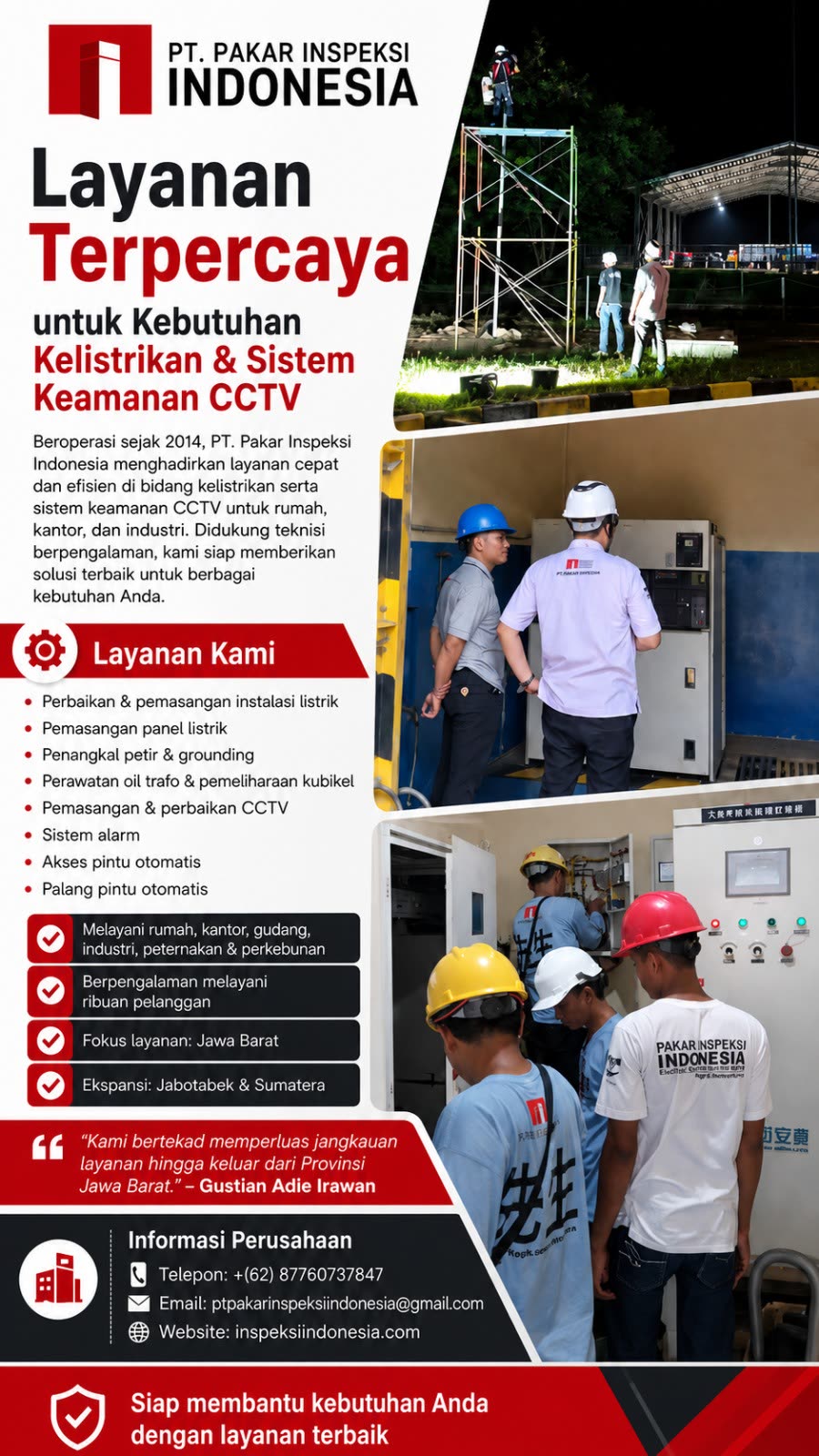 Materi Layanan Pakar Inspeksi Indonesia